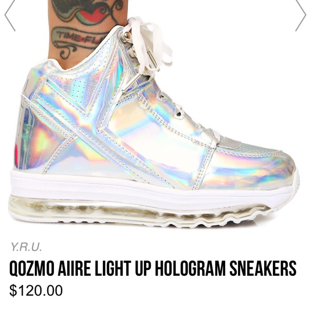 YRU Holographic light up shoes